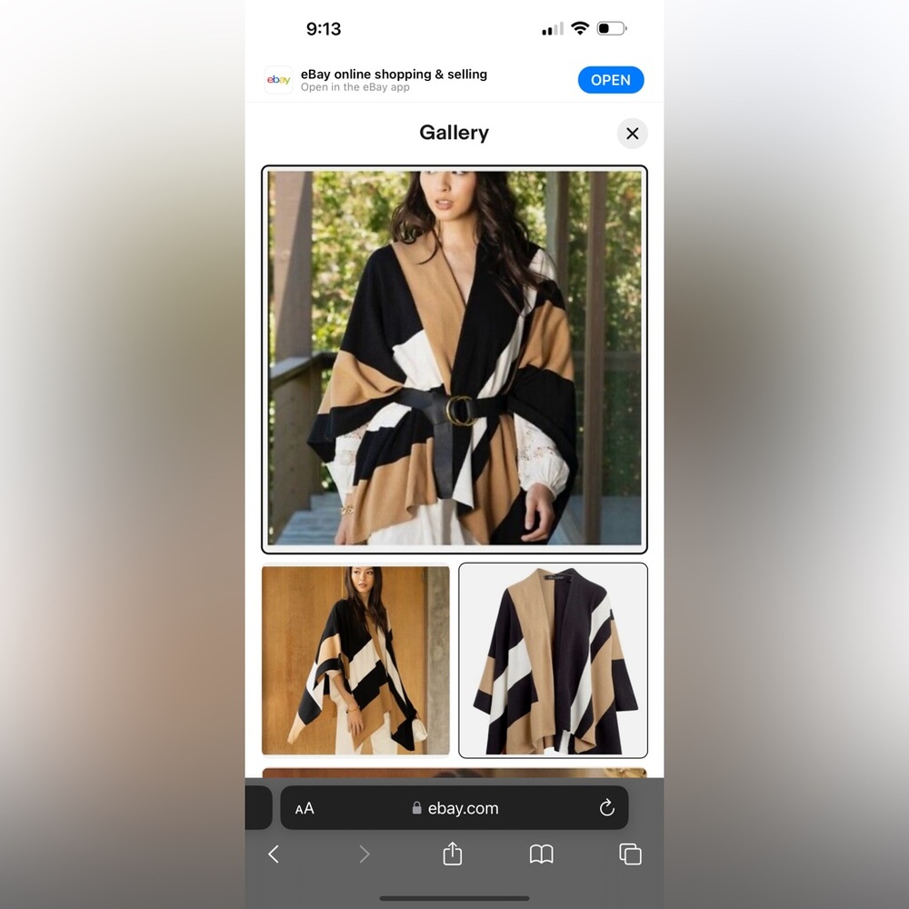 Parrish La Stevie One Size kimono Regular $148